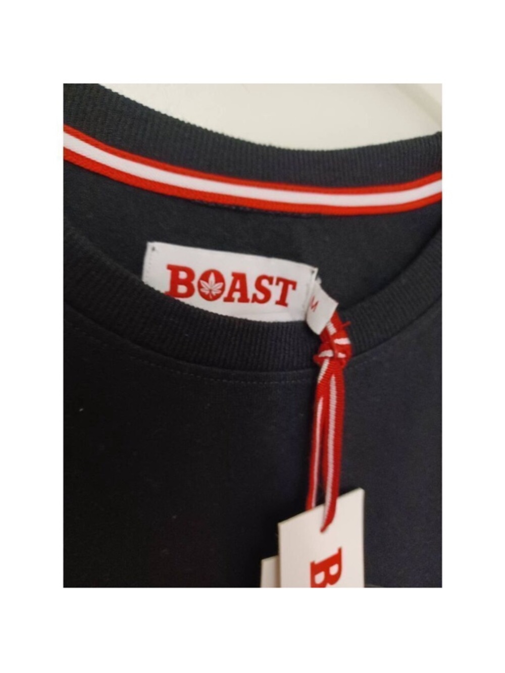 Boost —Men's Short Sleeve Crew Neck T-Shirt in Black